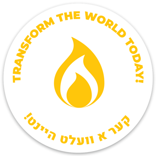 'Transform the World Today!' Stickers (packs of 50)