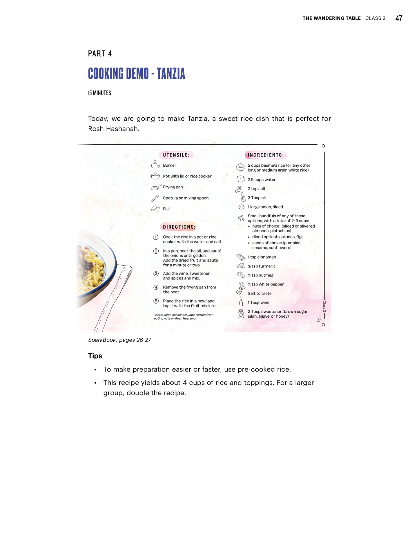 The Wandering Table Course